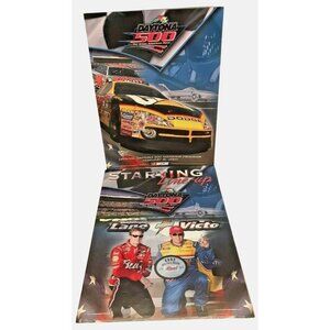 Daytona 500 2003 Race Program + Lineup - Dale Earnhardt Jr & Jeff Green on Cover